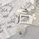 C.R. Gibson 3 Piece Baby Handprint & Footprint Kit, 6.5" x 6.25", Heart First by TinyTreasures Baby Boutique