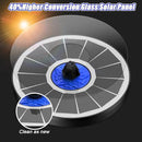 SZMP Solar Fountain Upgrade, 3.5W Solar Powered Bird Bath Fountains with Flower, Outdoor Water Feature Solar Pump with 7-in-1 Nozzles, 4 Fixed Pipes for Humingbirds, Garden, Pool, Pond, and Fish Tank by GreenHaven Gardens