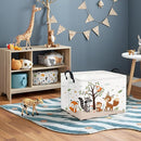HIYAGON Rectangular Woodland Animal Basket Kids Baby Storage Basket Storage Bin Organizer Box Animal Room Decor(Spring Animal) by TinyTreasures Baby Boutique