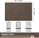 BEQHAUSE Dirt Trapper Door Mat 32" x 48", Doormat Non-Slip Entryway Rugs Washable, Dog Door Mat Stain Resistant and Absorbent Welcome Floor Mat for Front Back Door, Muddy Wet Shoes & Paws, Light Brown by CozyNest Decor