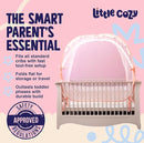 Crib Tent to Keep Baby from Climbing Out – Pop Up Crib Net Canopy with Strong Breathable Mesh, Double Auto-Lock Zippers & Durable Frame – Easy Install Baby Safety Cover for Standard Cribs by TinyTreasures Baby Boutique