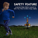 Rocket Launcher for Kids - 200 Ft of Flight Altitude, Model Rocket with Launch Set, Rockets Outdoor Toys with Safely Parachute, Easter Birthday Toys for Boys & Girls Ages 5 6 7 9 10 12 8-13 Years Old by TinyTreasures Baby Boutique