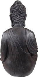 Design Toscano Meditative Asian Decor Grand Temple Indoor/Outdoor Garden Statue, Large, 40 inches tall, Cast Stone Resin, Dark Stone Finish by GreenHaven Gardens