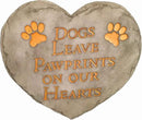 Spoontiques - Garden Décor - Dogs Leave Pawprints Stepping Stone - Decorative Stone for Garden by CozyNest Decor