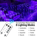 BrizLabs Christmas Net Lights, 11.8ft x 4.9ft 360 LED Christmas Bush Lights with Remote & Timer, 8 Modes Purple Mesh Lights Connectable Christmas Lights Outdoor for Christmas Bush Tree Yard Garden by GreenHaven Gardens