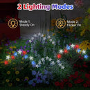 4th of July Decorations Solar Garden Lights, Fourth of July Red White and Blue Light Solar Lights Outdoor, Waterproof Patriotic Decor with 9 LED 2 Lighting Modes for Independence Day, 2 Pack by GreenHaven Gardens