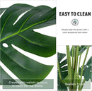 Artificial Monstera Plant 5ft, Realistic Fake Plants with Silk Leaves & Texture Trunk, Artificial Plants for Home Office Decor Indoor Outdoor Housewarming Gift by CozyNest Decor