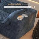 78.74" LoveSeat Cloud Sofa,Modular Sectional Couch,Modern Deep Seat Upholstered Couches with Plush Corduroy Fabric for Living Room Furniture,Bedroom and Apartment,No Assembly Required,Blue by CozyNest Decor