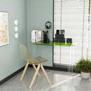 Acrylic Desk, Modern Study Table for HomeOffice-Extended Surface Multi-Purpose Console & EntrywayTable, Sturdy Lightweight Design (42.5-inch, Green) by CozyNest Decor