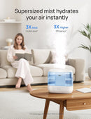 Dreo Humidifiers for Bedroom, Top Fill 4L Smart Cool Mist Humidifier with Oil Diffuser, Cartridge, Nightlight, 36H Runtime, Quiet Ultrasonic Humidifiers for Home, Baby Nursery, Plants, Office, HM311S by TinyTreasures Baby Boutique