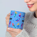 Personalized Mug for Kids - Mermaids - Custom Name/Text, Ceramic Hot Chocolate/Cocoa/Coffee Cup for Girls, Birthday/Christmas/Holiday Gift - 11 oz, Red Handle by TinyTreasures Baby Boutique