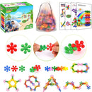 250 Pieces Building Blocks Kids STEM Toys Educational Building Toys Interlocking Solid Plastic Discs Sets for Preschool Boys and Girls Aged 3+ by TinyTreasures Baby Boutique