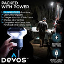 Devos Outdoor LightRanger 1200 - High-Performance LED Tripod Lantern with Adjustable Height, 1200 Lumens Brightness, and Long Battery Life. by GreenHaven Gardens