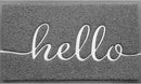 Door Mat (32"x20",Grey), Durable Welcome Mat Low Profile Floor Mat Front Doormat Non Slip Mats Entrance Rectangular Easy to Clean Doormat, for Entryway, Patio, High Traffic Areas by CozyNest Decor