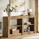 Tribesigns Farmhouse Console Table, Hallway Table for Entryway, Wood Console Behind Couch for Living Room, Hallway, Foyer, Oak by CozyNest Decor