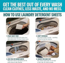 Sudstainables Laundry Detergent Sheets (200 Loads) – Eco-Friendly, Zero Waste, Plastic-Free Laundry Washing Machines Soap Sheets; Dissolvable, Space-Saving Strips for Travel (Fresh Linen) by CozyNest Decor