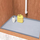 URMONA Waterproof Silicone Under Sink Mat 22'' x 22'' Shelf Liner for Kitchen and Bathroom, Cabinet and Counter Protector, Storage and Organizers, Litter Mat, Pet Cat Puppy Essentials(Light Grey) by CozyNest Decor