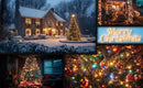 OZS 2PK 240LED 95FT Solar String Lights Outdoor Waterproof, Solar Christmas Light Auto On/Off, Green Wire Solar Tree Lights with 8 Lighting Modes for Party Garden Christmas Decorations (Warm White) by GreenHaven Gardens