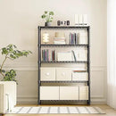 IZEUK 5-Tier Heavy Duty Metal Storage Shelving Unit (Black, 17.7" D x 47.2" W x 72.3" H, 1750 lbs Capacity), Adjustable Steel Wire Rack Shelf Organizer for Garage, Kitchen, Basement, Laundry, Office by CozyNest Decor