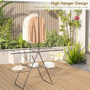 Bigzzia Clothes Drying Rack Foldable, 68.9Inch High Hanger Laundry Drying Rack with 4 Height-Adjustable Wings, Lightweight and Space Saving Clothes Airer for Apartments, Dorms, Camping by CozyNest Decor