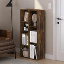 Furinno Luder 7-Cube Open Shelf Bookcase, Bookshelf, Amber Pine by TinyTreasures Baby Boutique