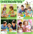 Magnetic Blocks,Creative Building Toys for Kids, STEM Sensory Toys for Ages 3-5, 5-7, 8-13, Christmas Birthday Gifts for Boys & Girls by TinyTreasures Baby Boutique