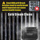 GRILLART Grill Brush Bristle Free, Replaceable BBQ Cleaning Pad (No Handle), Safe Replacement Cleaning Pad/Head for Cast Iron/Stainless Steel Grates - Dark Black by GreenHaven Gardens
