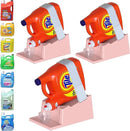 TidyFriend Laundry Detergent Holder Stand Organizer with Drip Tray, 3 Pack Laundry Soap Holder with Non-Slip Rubber Feet for Washing Space Organization, Angled Downward Slope for Easy Pouring (Rose) by CozyNest Decor