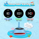 TKY Baby Bath Thermometer with Floating Toys - Digital Water & Room Temperature Monitor, Rechargeable Thermometer with Alerts for Newborn Bath Essentials, Infant Safety by TinyTreasures Baby Boutique