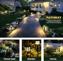 GIGALUMI Solar Outdoor Lights，10 Pack LED Solar Lights Outdoor Waterproof, Solar Walkway Lights Maintain 10 Hours of Lighting for Your Garden, Landscape, Path, Yard, Patio, Driveway by GreenHaven Gardens