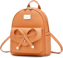 I IHAYNER Girls Bowknot Cute Leather Backpack Mini Backpack Purse for Women by TinyTreasures Baby Boutique