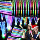 120PCS Glow Fiber Optic Sticks, LED Light Wands, Glow in The Dark Party Supplies, Fiber Optic Wands for Weddings, Birthdays&Events,Flashing LED Party Favors,Colorful Light Sticks for Kids&Adults by TinyTreasures Baby Boutique