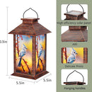 Solar Lanterns Outdoor, Waterproof Garden Hanging Lanterns with LED Flickering Flameless Candles for Mom Grandma Women Lantern Decorative Outdoor for Yard, Garden,Party Decor by CozyNest Decor