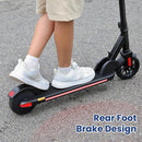 Caroma Electric Scooter for Kids Ages 6-12,150W/180WMotor,10 MPH Max Speed & 7 Miles,Colorful Lights,Adjustable Height & Speed,LED Display,Foldable Kids Electric Scooter 132 Lbs Max Load,Idea Gift by TinyTreasures Baby Boutique