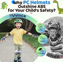 Vvinca Kids Toddlers Bike Helmet Adjustable for Ages 3-5-8 Years, Knee Pads and Elbow Pads Set Wrist Guard Sports Protective Gear Set for Roller Skate Bicycle Skateboard Scooter Girl Boy Birthday Gift by TinyTreasures Baby Boutique