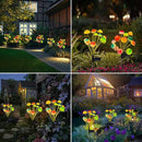 Solar Garden Lights, 2 Pack Solar Mushroom Lights Outdoor, Gifts for Woman Mom Grandmom Mothers Day, Upgraded 24LED Mushroom Flower Light Yard Decor Outside Waterproof for Lawn Front Porch Patio by GreenHaven Gardens