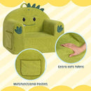 ALIMORDEN Animal Series Kid's Chair, Ultra-Soft Comfy Foam Filled Toddler Sofa Chair, Cute Animal-Shaped Design Toddler Couch, Lightweight Birthday for Baby Boys & Girls (Dinosaur) by CozyNest Decor