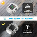 VOLISUN Solar Deck Lights Driveway Dock Lights, 12-Pack Led IP67 Waterproof Outdoor Warning Step Lights for Driveway Sidewalk Garden Pathway Yard(White) by CozyNest Decor