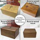 Baptism Memory Box Bamboo Wood - Personalized Baptism Gifts for Boys, First Communion Storage Box for Girls, Personalized Christening Gifts for Boys, Engraved Confirmation Keepsake Boxes, 11x8x4,75 in by TinyTreasures Baby Boutique