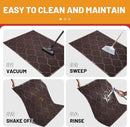 Door Mat Outdoor, 29x17, Welcome Mats for Entryway, Front Doormat for Home Entrance, Patio, Garage, RV Mats for Outside, Indoor Floor Mat, Durable, Non-Slip, Catches Muddy and Dirt(Brown) by CozyNest Decor
