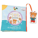 Teddy Bear Baby Toy Cloth Crinkle Books for Babies Infant Toddler, Soft Toys 0-6-12 Months Activity Tummy Time Mirror Toy, Gifts for Boys Girls Baby Shower, 1-2-3 Years Old-Morning by TinyTreasures Baby Boutique
