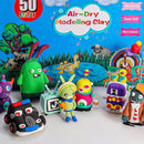 CiaraQ Modeling Clay Kit - 50 Colors Air Dry Clay with Sculpting Tools, Ideal for Crafting, DIY Projects. Easter/Halloween/Christmas Gifts by TinyTreasures Baby Boutique