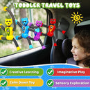 Cool Robot Dog Pop Tubes Sensory Fidgets Toddler Toy 4PC Travel Toys Airplane Car Activities Autistic Road Trip Toys Suction Tube for Kid Boy Year Old Ages 3 4 5 6 7 8 ADHD Autism Fidget Classroom by TinyTreasures Baby Boutique
