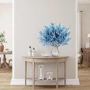 Sggvecsy 15 Pcs Babys Breath Artificial Flowers Gypsophila Bouquets Bulk Real Touch Fake Silk Flowers for Home Wedding DIY Floral Arrangement Kitchen Table Centerpiece Decoration (Blue with Purple) by CozyNest Decor