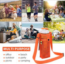 Tainehs Water Bottle Holder Carrier with Adjustable Shoulder Strap - Beach & Sports Bottle Bag for Hiking, Gym, Camping, Walking, Travel by TinyTreasures Baby Boutique