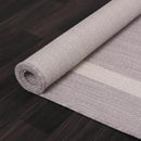 Bordered Outdoor Rug 8x10 Washable Outside Carpet for Indoor Patio Porch Waterproof Easy Cleaning Non Shedding Area Rugs Gray 8 x 10 by CozyNest Decor