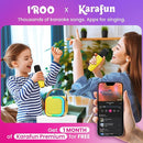IROO Mini Karaoke Machine for Kids, 2025 TOP Toys Birthday Gifts Ideas for Girls Ages 4, 5, 6, 7, 8, 9, 10, 12+ Years Old, Portable MP3 Player with 2 Wireless Mics for Party by TinyTreasures Baby Boutique