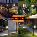 Solar Lights Outdoor Pathway 6 Pack, Solar Pathway Lights Outdoor 24" Tall Bright Auto On/Off Waterproof Garden Landscape Lighting for Path, Yard, Walkway, Driveway, Outside Decor Father's Day by CozyNest Decor