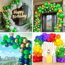 RUBFAC 129pcs Green Balloons Different Sizes 18 12 10 5 Inch Green Latex Balloon Garland Arch for Masquerade Party Decorations Birthday Baby Shower Wedding Party Supplies by TinyTreasures Baby Boutique
