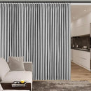Room Divider Curtains Screen Partitions, Linen Look 100% Blackout Drapery 84 Inches Long, 120" Wide Pinch Pleated Window Drapes, Privacy Protecting, Light Blocking, (1 PC, Light Grey) by CozyNest Decor